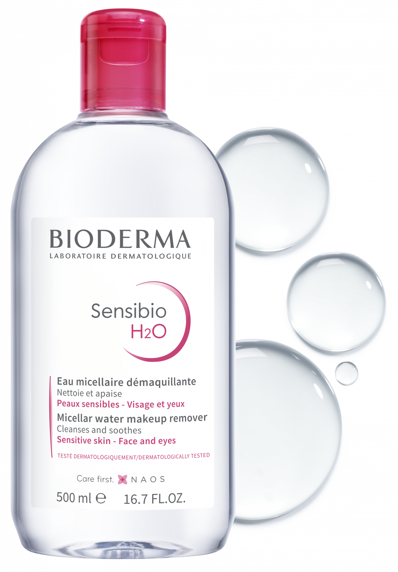 Gel Bioderma Sensibio Limpiador Calmante Hidratante, 100 ml.